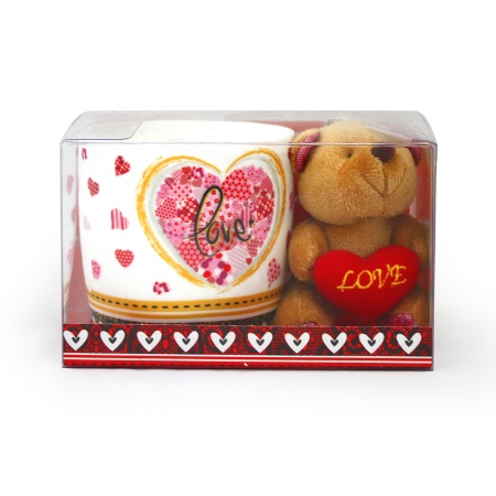 Набор кружка Love и мишка